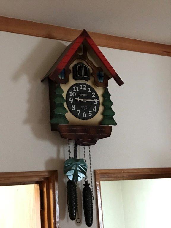 木製の時計